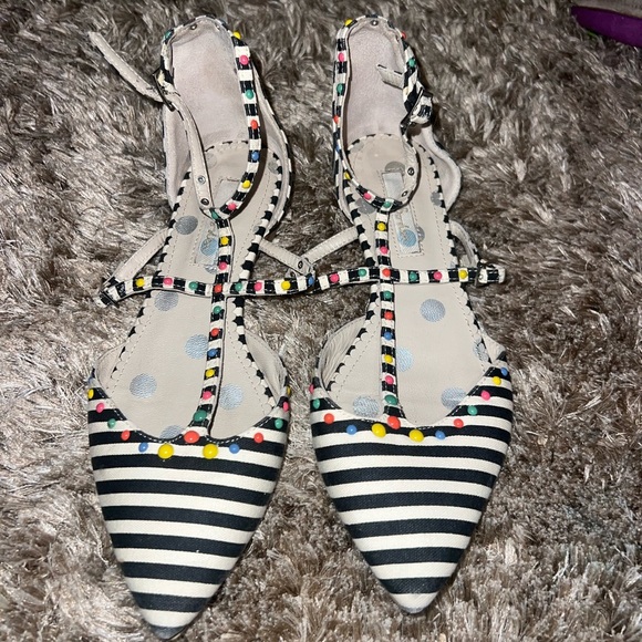 Boden bonnie studded flats with two buckles size 37 - Picture 1 of 4